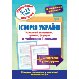 Найкращий довідник. Історія України в таблицях і схемах 5-11 класи - Дух Л.И.