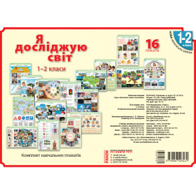 КНП Я дослiджую свiт 1-2 клас: ПЛАКАТИ /НУШ Наочність нового покоління - Тагліна О.В., Іванова Г.Ж. КНП Я дослiджую свiт 1-2 клас: ПЛАКАТИ /НУШ Наочність нового покоління - Тагліна О.В., Іванова Г.Ж.