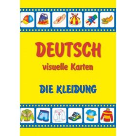 Die Kleidung. Deutsch, visuelle Karten. Одяг. Набір карток німецькою мовою - Вознюк Л., Дубина О