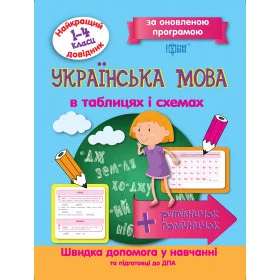 Найкращий довідник Українська мова в таблицях і схемах 1-4 класи - Щербак Г.В.
