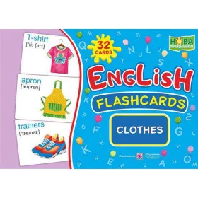 English flashcards Clothes / Одяг Комплект флеш-карток з англійської мови - Вознюк Л.
