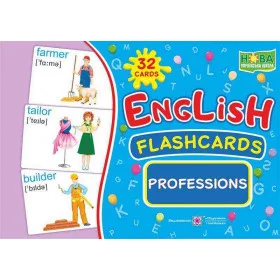 English flashcards Professions / Професії Комплект флеш-карток з англійської мови - Вознюк Л.